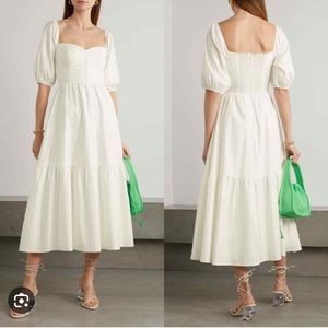Reformation Rutherford puff sleeve dress